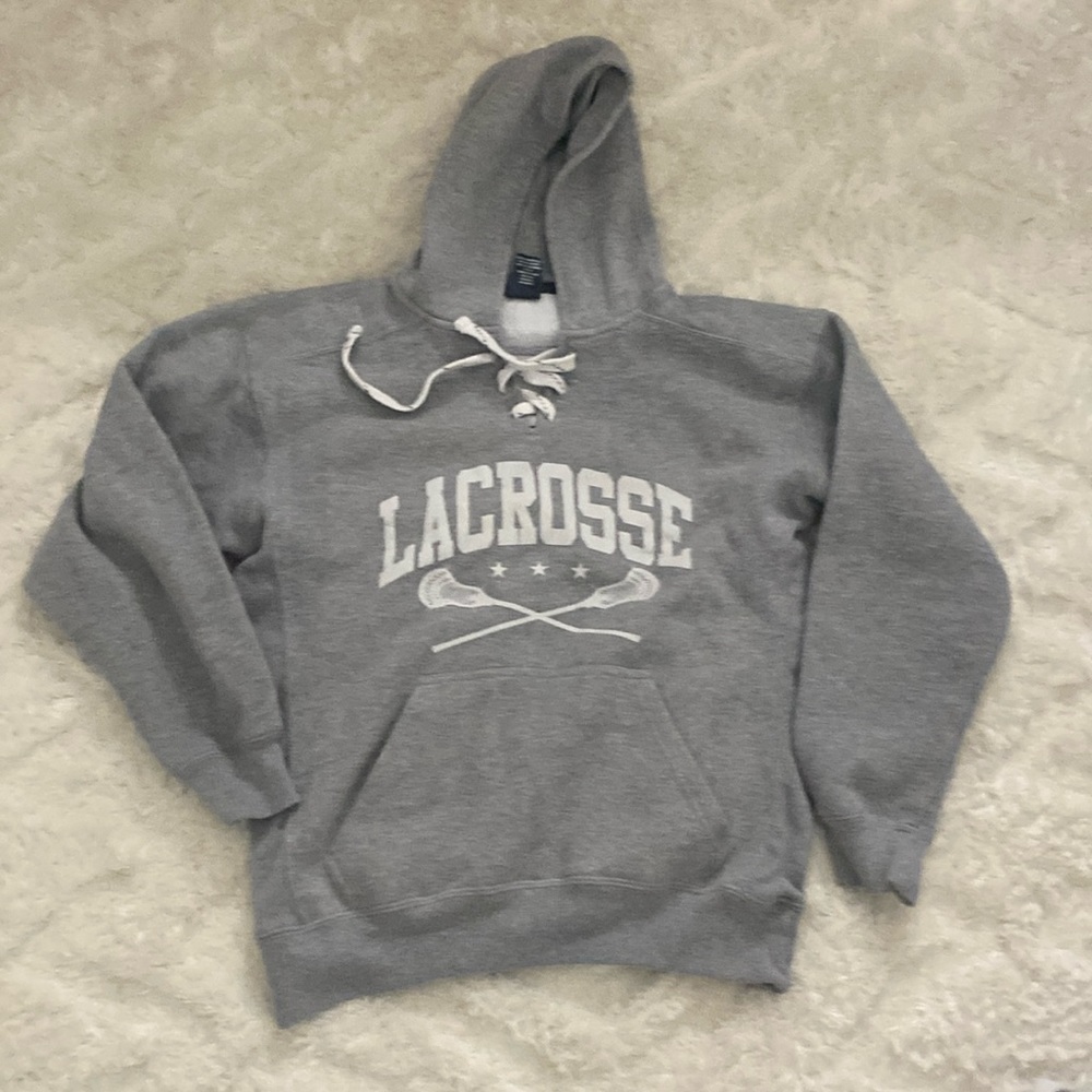 Medium Grey Lacrosse hoodie